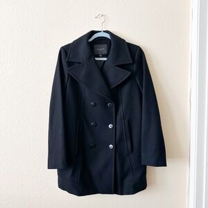 LIKE NEW! Double Breasted Wool Blend Trench Coat by MARC NEW YORK - Size 6